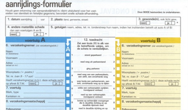 Hoe een aanrijdingsformulier invullen?
